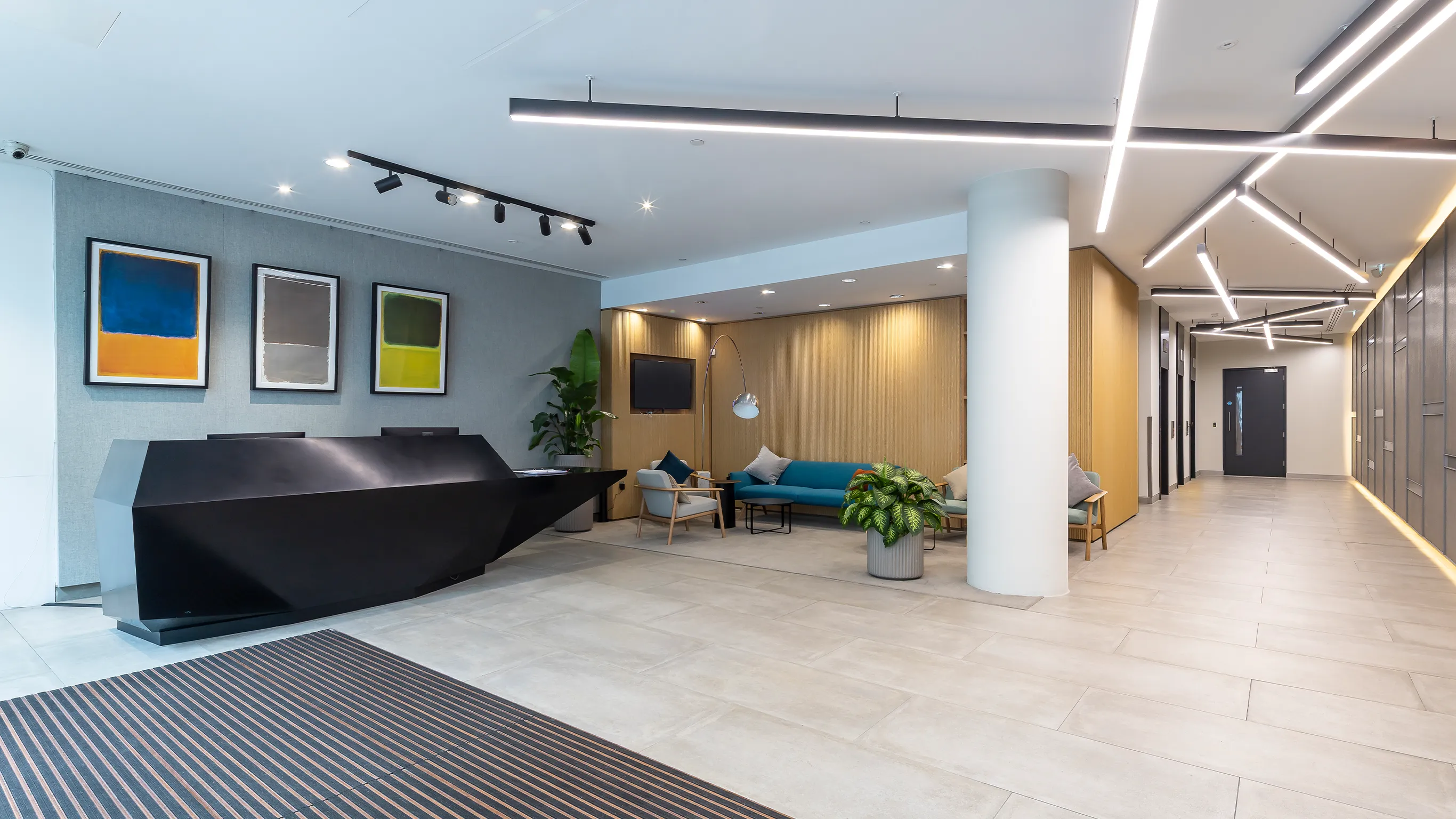 Reception and welcome area