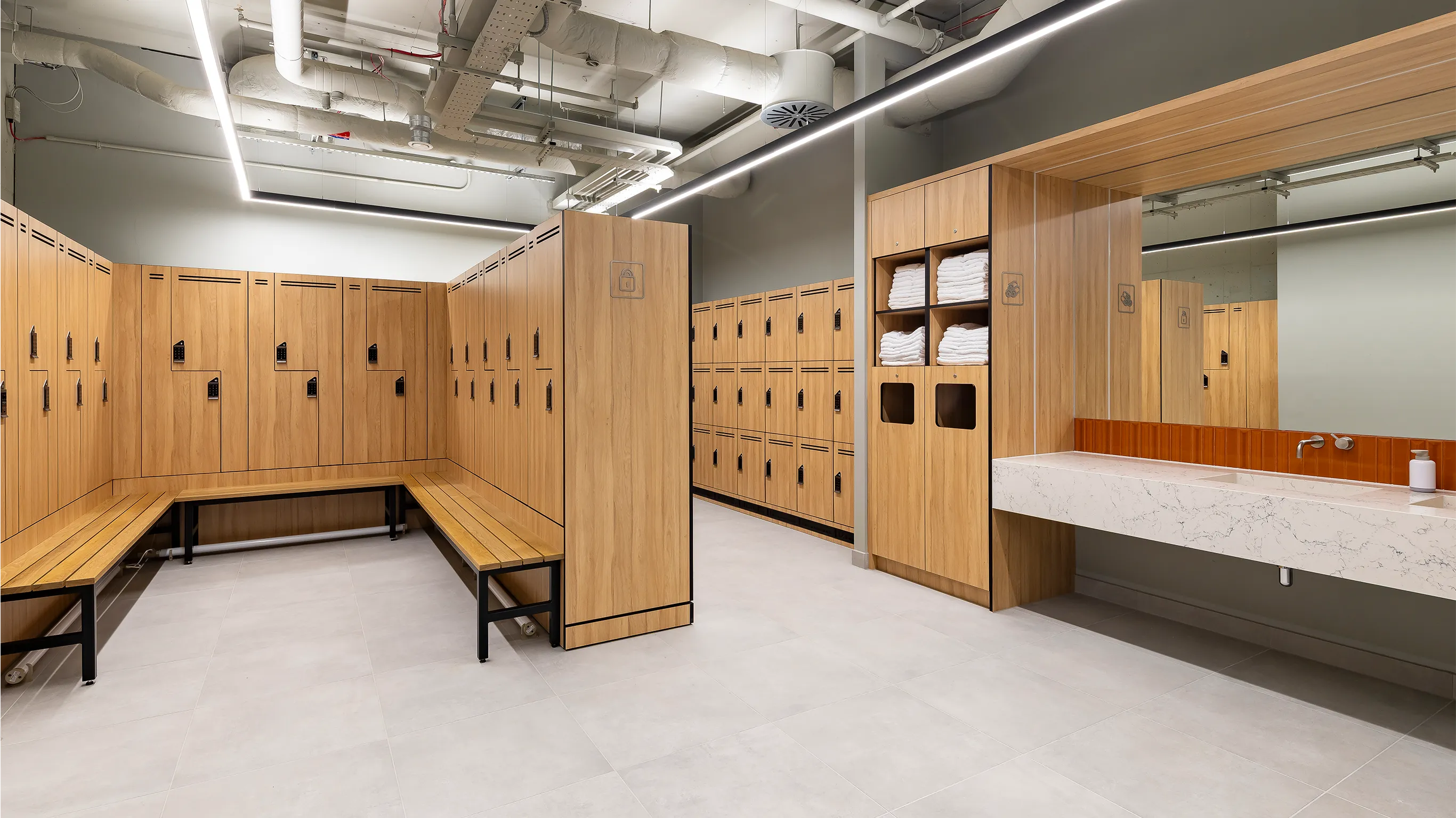 Locker and changing facilities